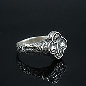 Украшения handmade. Livemaster - original item Men`s-Women`s Greek Cross Ring in 925 silver HH0100. Handmade.