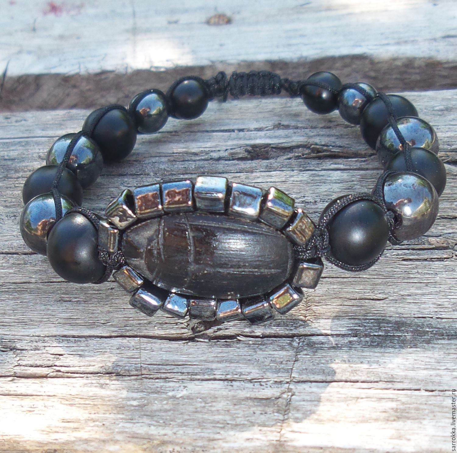 Authentic scarab bracelet