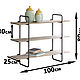 Заказать «3Shelf_grand» — Подвесная полка-стеллаж из труб и дерева. Макар (vstileretro). Ярмарка Мастеров. . Полки Фото №3