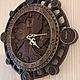 Order Clock 'Compass' carved wooden. Divnolese. Livemaster. . Watch Фото №3
