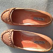 Винтаж handmade. Livemaster - original item Vintage shoes: summer shoes, textiles, vintage Germany. Handmade.