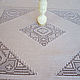 Tablecloth with hand embroidery white on white. Tablecloths. EmbroideryINNAI. Online shopping on My Livemaster.  Фото №2