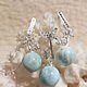 LARIMAR BUTTERFLY 925 sterling silver. Jewelry Sets. felicja. Online shopping on My Livemaster.  Фото №2