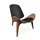 Кресло Shell Chair (CH07) Ханса Вегнера (1963), Кресла, Москва,  Фото №1