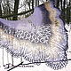 Iris shawl openwork (openwork Shawl from County knitting). Shawls. Lace Shawl by Olga. My Livemaster. Фото №4