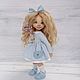 Текстильная кукла ручной работы. Интерьерная кукла. Amourki_dolls  - Куклы из ткани. Ярмарка Мастеров.  Фото №4