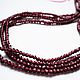 Garnet small faceted beads 2mm, 19cm strand. Beads1. Businka (businkamag). Online shopping on My Livemaster.  Фото №2