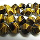 Order Tiger's eye bicone faceted bead cut. Elena (luxury-fittings). Livemaster. . Beads1 Фото №3