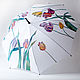 Order Painted umbrella Spring Tulips, umbrella-cane with flowers. UmbrellaFineArt. Livemaster. . Umbrellas Фото №3