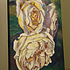Painting Yellow roses, oil on canvas 40h50. Pictures. vestnikova. Online shopping on My Livemaster.  Фото №2