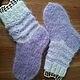 Socks with ornaments of dog's hair (double thread). Socks. Vse naturalnoe ot Svetlany.. Ярмарка Мастеров.  Фото №5