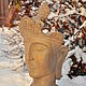Buddha's Head with Crown Tibetan Ethnic Decor. Figurines. Decor concrete Azov Garden. My Livemaster. Фото №4