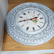 Для дома и интерьера handmade. Livemaster - original item Clock wall Provence. Handmade.