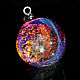 Order Pendant ball Star Harmony. Cosmos Galaxy Planet Space. Olga Bukina Cosmic glass. Livemaster. . Pendant Фото №3