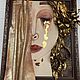 Заказать Картина из кожи Золотые слезы. Светлана Ланская. Ярмарка Мастеров. . Картины Фото №3