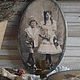Панно Мальчик с девочкой дружил. Панно. Магазинчик Винни Пуха (Светлана). Ярмарка Мастеров.  Фото №4