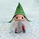 A gift for the New year: Gnome 'Miracle in the house'. Felted Toy. Natasha Maksimova. My Livemaster. Фото №5
