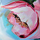 Pintura al óleo flores de color Rosa. Pictures. Dubinina Ksenya. Ярмарка Мастеров.  Фото №4