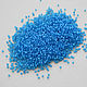 Japanese Delica seed beads 15/0 Transparent Capri Blue Matted 5 g, Beads, Moscow,  Фото №1