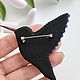 Брошь колибри бордовая, брошь птица из бисера. Брошь-булавка. Nachatova Jewelry. Ярмарка Мастеров.  Фото №4