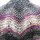 Вязаная шаль "Фантазия". Шали. СаннИ (sanni-knitting). Интернет-магазин Ярмарка Мастеров.  Фото №2