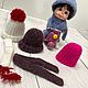 шапка для куклы обитсу11. Одежда для кукол. Елена Журавлёва (alenkina_dolls). Ярмарка Мастеров.  Фото №4