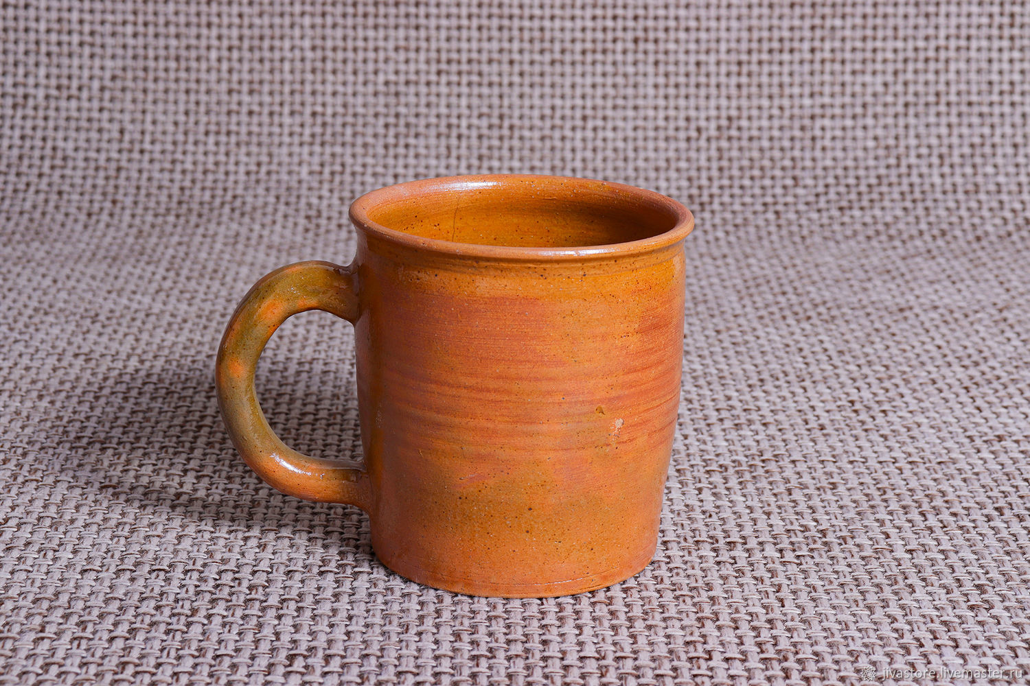Глиняная кружка купить в интернет-магазине Ярмарка Мастеров по цене 250 ...