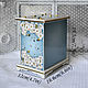 Order BUTTERFLY mini chest of drawers for tarot cards. Decoupage. Livemaster. . Mini Dressers Фото №3