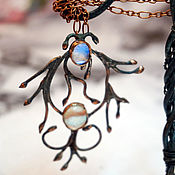 Украшения handmade. Livemaster - original item Copper pendant 