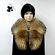Detachable fur collar raccoon fur boa. Collars. Mishan (mishan). Online shopping on My Livemaster.  Фото №2