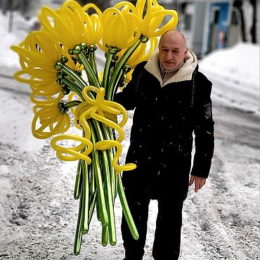 Букет трендовых желтых тюльпанов.. . Цветы и флористика ручной работы - Ярмарка Мастеров Цветы и флористика ручной работы. Ярмарка Мастеров - ручная работа Букет трендовых желтых тюльпанов.. Handmade.