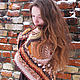 Shawl crochet' Autumn Petersburg ' fishnet friform. Shawls. asmik (asmik). Online shopping on My Livemaster.  Фото №2