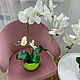  Орхидея силикон Real Touch. Композиции. VS_handmade. Интернет-магазин Ярмарка Мастеров.  Фото №2