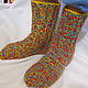 Order SOCKS MIX knitted warm winter autumn. Gala Devi (crochet design). Livemaster. . Socks Фото №3