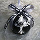 Christmas ball Fateful Queen. Christmas decorations. Workshop handmade gifts Eleniele. Online shopping on My Livemaster.  Фото №2