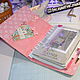 Розовый набор Louis Vuitton: ежедневник и портмоне. Подарки на 8 марта. By Nastya Mazhuto. Ярмарка Мастеров.  Фото №5