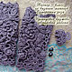 Schemes for knitting: MK knitting mitts ' twilight rose', Knitting patterns, Rybinsk,  Фото №1