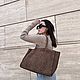 Шоппер из замши. Сумка-шоппер. Shapely Bags - Сумки с душой Питера. Ярмарка Мастеров.  Фото №6