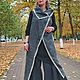 Кардиган в стиле бохо, 100% лён. Жакеты. Ямуна (Yamuna-Style). Ярмарка Мастеров.  Фото №4