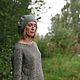 Заказать Берет вязаный серый из альпака. Галина (Weaving workshop). Ярмарка Мастеров. . Береты Фото №3