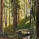 The painting 'The Stream', a copy of I.AND. Shishkin. Pictures. ArtLiubetskaya. My Livemaster. Фото №5