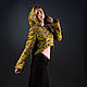 Green Yellow Golden Hooded Elvish Jacket with Ornaments. Suit Jackets. mongolia. Online shopping on My Livemaster.  Фото №2