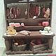 Order Meat counter for Dollhouse miniatures - furniture for dolls. MiniDom (Irina). Livemaster. . Doll furniture Фото №3