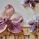 Сухоцвет Цветы орхидеи. Набор 5 шт. Сухоцветы для творчества. Ручная работа. Интернет-магазин Ярмарка Мастеров.  Фото №2
