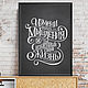 Poster with the inscription. Design. JOY board. Online shopping on My Livemaster.  Фото №2