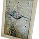 Настенные часы Eco - Rain. Часы классические. Арт-часы. Интернет-магазин Ярмарка Мастеров.  Фото №2