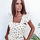 Сарафан на пуговицах из премиального хлопка. Сарафаны. Lady_dress. Интернет-магазин Ярмарка Мастеров.  Фото №2