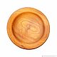 Order Wooden plate made of Siberian cedar wood 220 mm. T56. ART OF SIBERIA. Livemaster. . Plates Фото №3