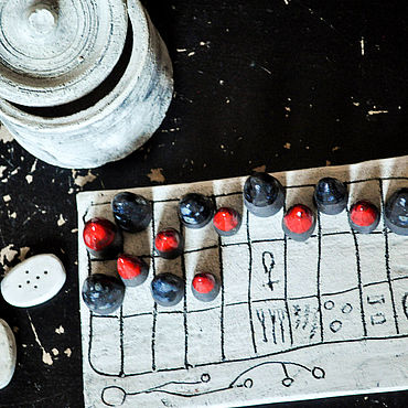 Активный отдых и развлечения ручной работы. Ярмарка Мастеров - ручная работа Настольные игры: Сенет №11. Handmade.