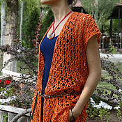 Mini dress knit sleeveless